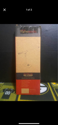 Gator Frameworks Short Weighted Base Microphone - Black (GFW-MIC-0821)