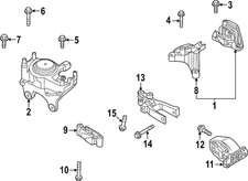 Genuine Nissan Side Mount Bracket 11232-6RC0A