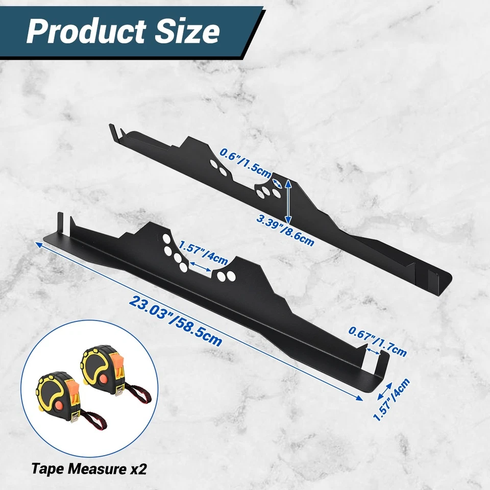 UTV Alignment Tools Kit CNC BLACK For Polaris RZR XP 1000 Turbo S Ranger General — 第 3/4 张图片