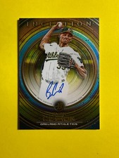 Ryan Cusick 2022 Bowman Inception Gold Prospect Auto /50 #PA-RCK A's