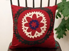 Old Suzani Cushion Cover CZ-257 40x40cm