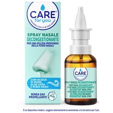 CARE for You, Spray Nasale Decongestionante - per una Pulizia Profonda delle Fos