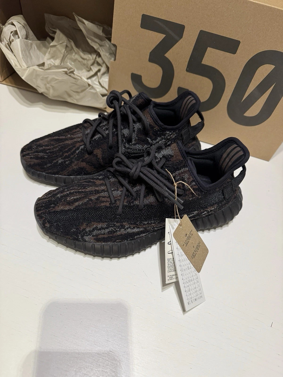 Adidas Yeezy Boost 350 V2 "MX Rock" EU43 1 3 GW3774 Sneakers Come Nuove ✅