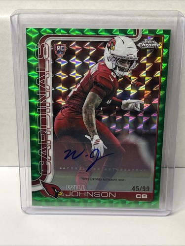 2025 Topps Chrome Will Johnson Refractor (RAW)