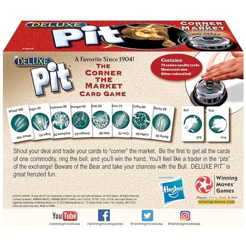 Deluxe Pit by Winning Moves Games USA, Loud and Raucous Party Game for 3 to 8 - Image 3 of 4