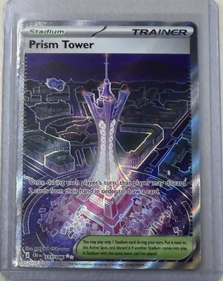 2026 Pokemon Chaos Rising PRISM TOWER Ultra Rare Holo 111/086
