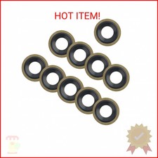 10pcs M12 Oil Drain Plug Gasketmetal Rubber Crush Washer Oil Drain Plug Oem097 10pcs M12 Oil Drain Plug Gasketmetal Rubber Crush Washer Oil Drain Plug Oem097