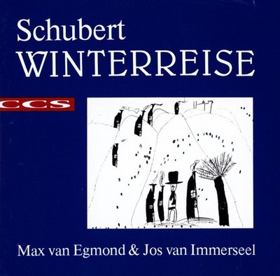 SCHUBERT Winterreise / Max van Egmond, Jos van Immerseel (CD, 1990, Channel)