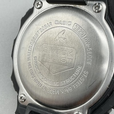 Casio G-Shock DW-5600E 3229 Mens Watch 43mm Black Digital Day Date