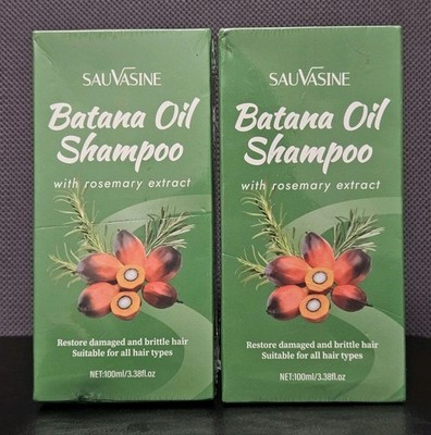 2x Sauvasine Batana Oil Shampoo With Rosemary Extract 100ml/3.38 fl oz