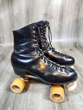 Riedell 220 Roller Skates Sure Grip Chicago Custom 7 Plates Sz 9 Belair - READ
