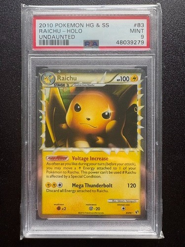 Raichu graded PSA 9 for sale on eBay