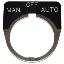 Eaton 10250Tm68 Cutler-Hammer Legend Plate, Manual Off Automatic, Black