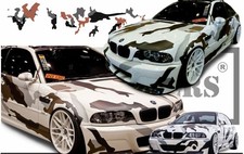 Kit autocollant automobile latérales complet– stickers compatible véhicules BMW