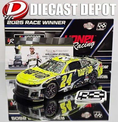 WILLIAM BYRON 2025 IOWA WIN RACED VERSION RAPTOR 1/24 ARC DIECAST