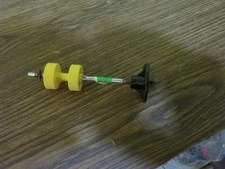 vintage nylint crane truck lower hand winch for parts