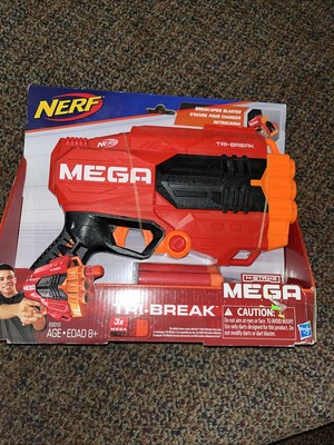 Nerf N-Strike Mega Tri-Break Blaster. Kids Dart Gun Toy New In Box