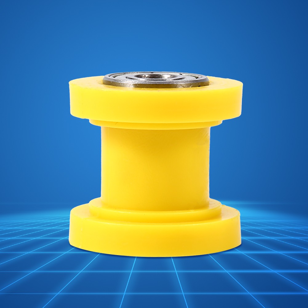 8mm ID Chain Roller Tensioner Guide Wheel Chinese Dirtbike Pit Bike Yellow KRI
