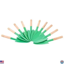 10 Pcs Mini Gardening Shovel Set, Small Flower Soil Trowel, Wooden Handle Tools