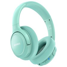 BERIBES WH202A Teal HI-FI Audio Bluetooth Over Ear Wireless Headphones 65H Play