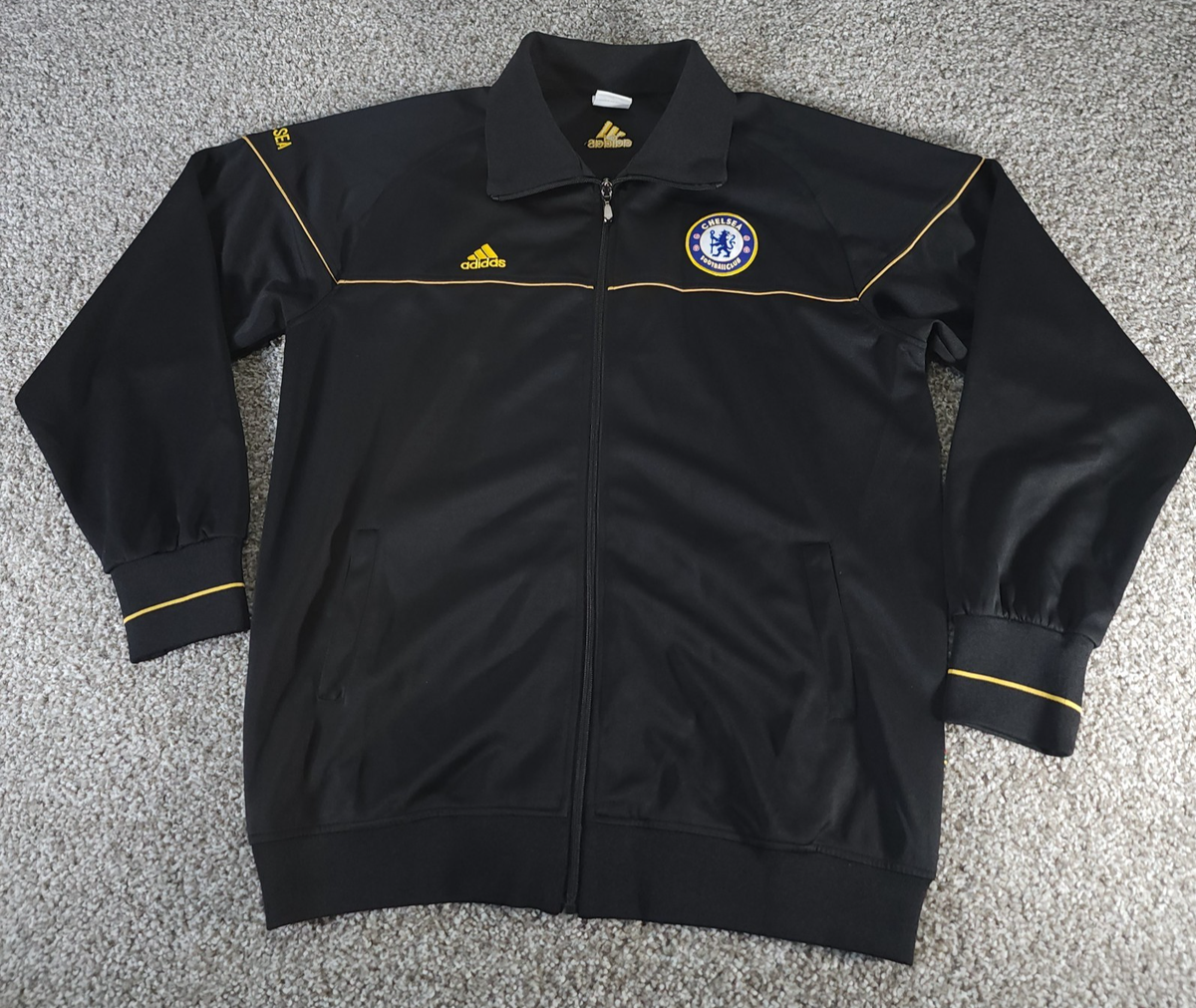 Vintage Adidas Chelsea FC Soccer Training Track Jacket Mens XL