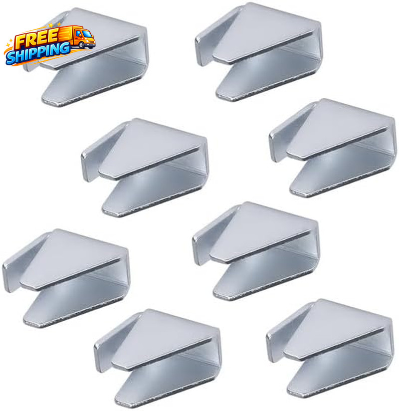 Metal Cabinet Shelf Clips for Husky Garage Cabinet - Removable Shelf Clips Brack
