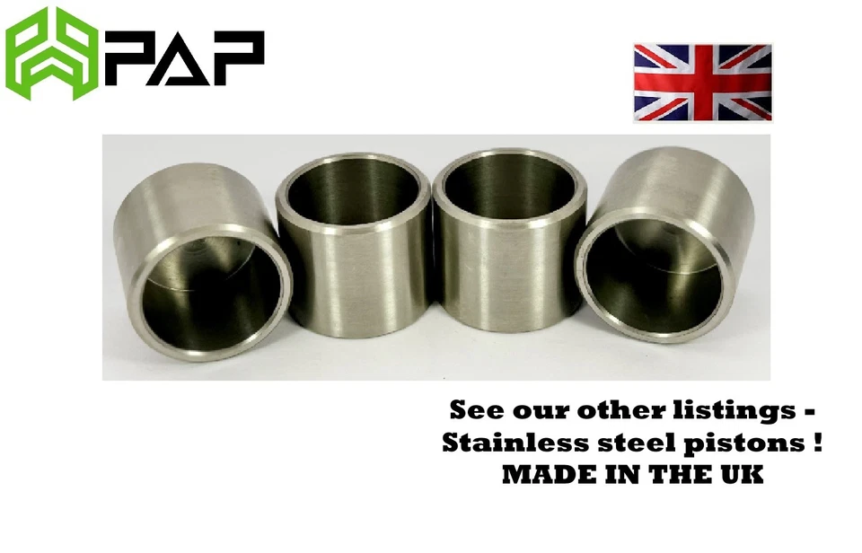 Suzuki RM250 K1 2001 Front Brake caliper Stainless Steel Piston set - Image 3 of 4