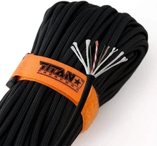 TITAN Survival Patented Paracord 550 - 25Ft, 100Ft, 500Ft & Color Options - 620L
