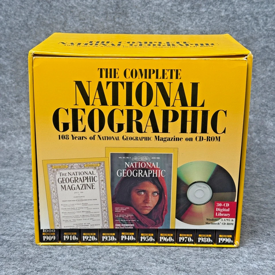The Complete National Geographic Magazine 108 Years 30 CD ROM Digital Library - Image 2 of 4