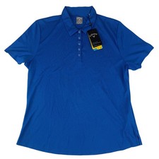 Callaway Golf Polo Shirt Womens XXL Blue Opti...
