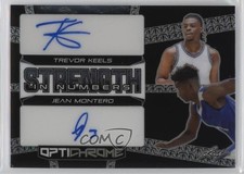 2022-23 Leaf Optichrome Black Prismatic /5 Trevor Keels Jean Montero Auto 7ba