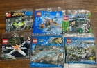 LEGO Retired Poly bag Lot (6) Factory Sealed Assortment City Star Wars Joker