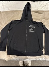 Giacca uomo Moschino nera con cappuccio logo XXL PREZZO AL PUBBLICO £289