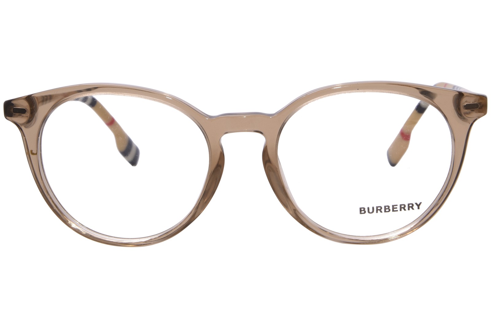 Burberry Chalcot BE2318 3856 Eyeglasses Women's Transparent Brown Full Rim 51mm thumbnail 2