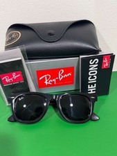 Ray-Ban RB2140 Wayfarer Sunglasses Glossy Black Frame  Black Lens Unisex New