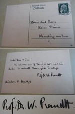 Chemist Wilhelm PRANDTL (1878-1956): PK Munich 1912 to study chem. Hans STURM