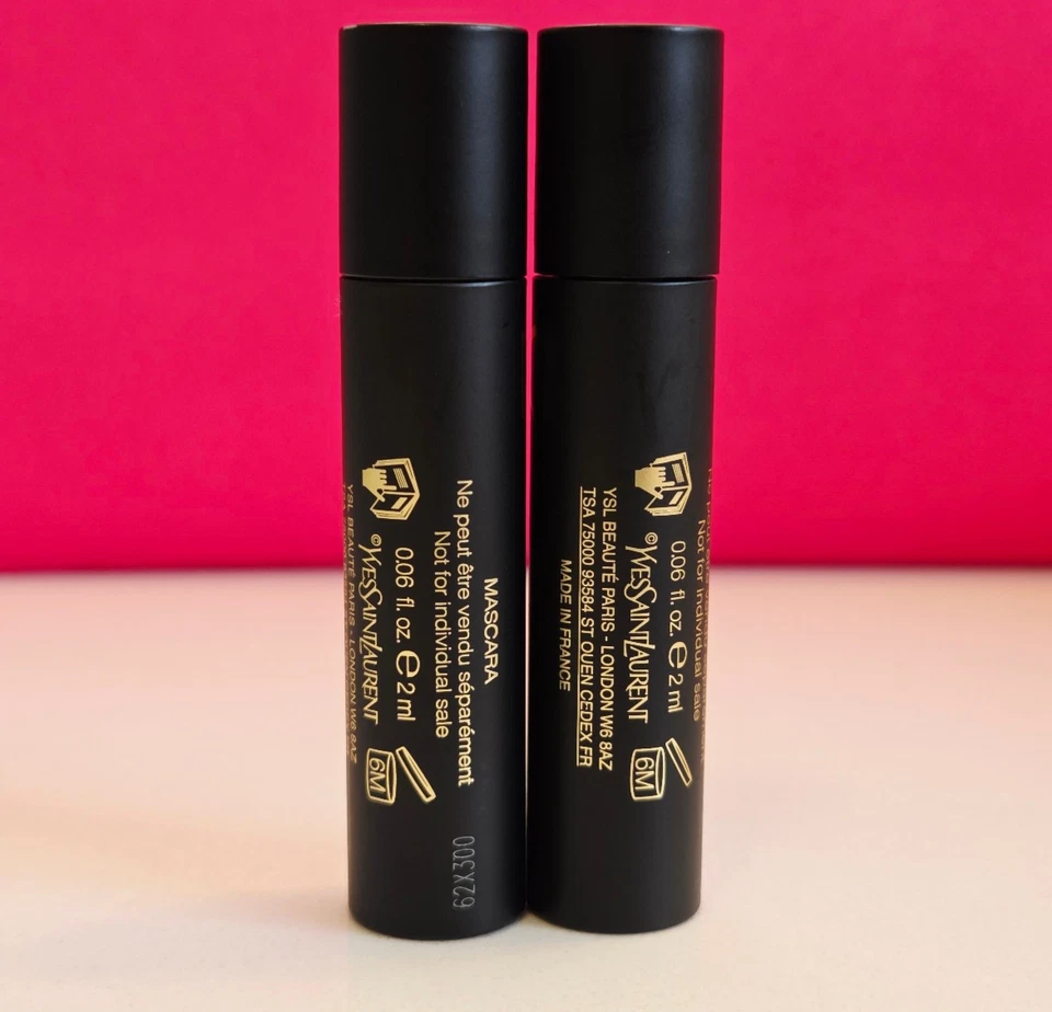 MASCARILLA YVES SAINT LAURENT YSL LASH CLASH - NEGRA 2 ML 0,06 fl oz x 2 tamaño de viaje Foto 2 de 4