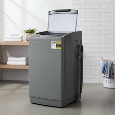 20Lbs Portable Washing Machines Full-Automatic Washer with 10 Washing Programs~