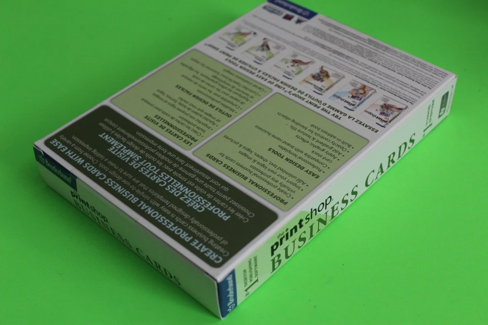 Broderbund The Printshop Business Cards - Encore Print Shop Design Software NEW - Image 4 of 4