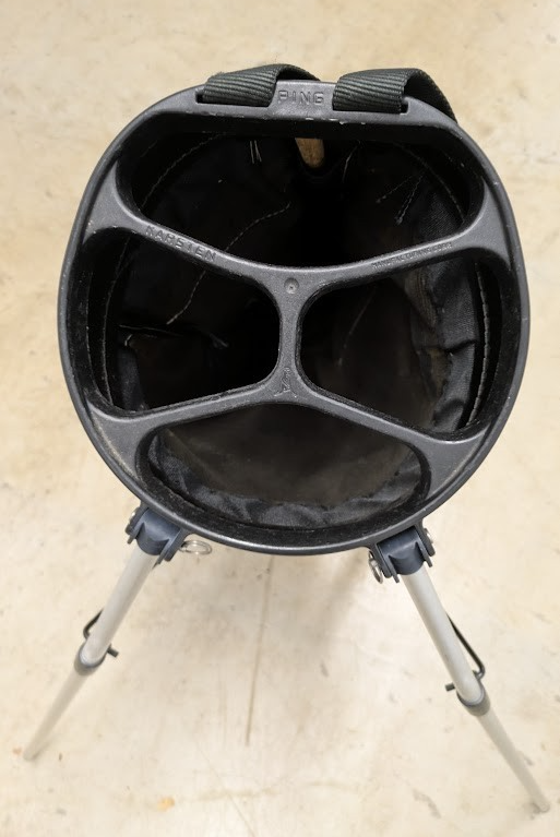 Vintage PING Hoofer Stand Bag Black - 1st Generation - 4-Way
