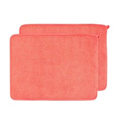 2 Pack Dish Drying Mat Absorbent Microfiber Dish Drainer Mats for Kitchen Cou...