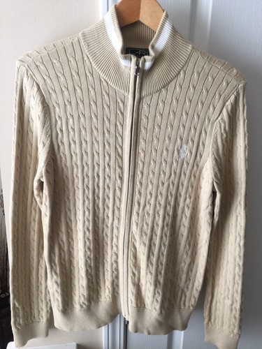 Ralph Lauren Cable Knit Sweater Zip 