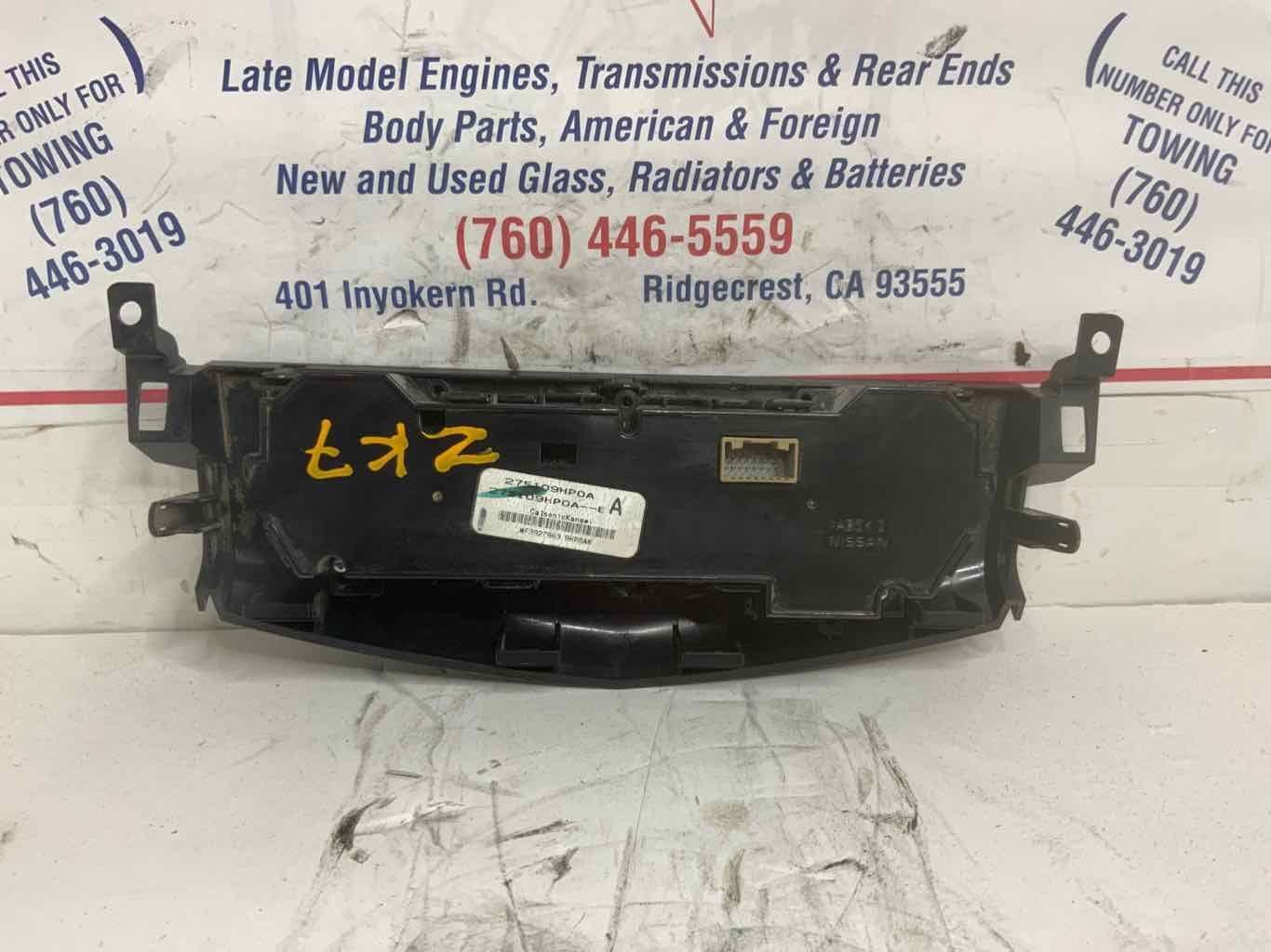 15 Nissan Altima Heater A/C Control OEM 2.5L 4Cyl 275109HP0A 6Month