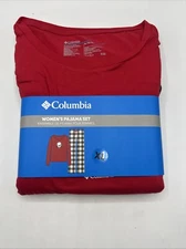 Columbia Women's Bear Pajama Set Pants and Shirt Women's Size XL Extra Large