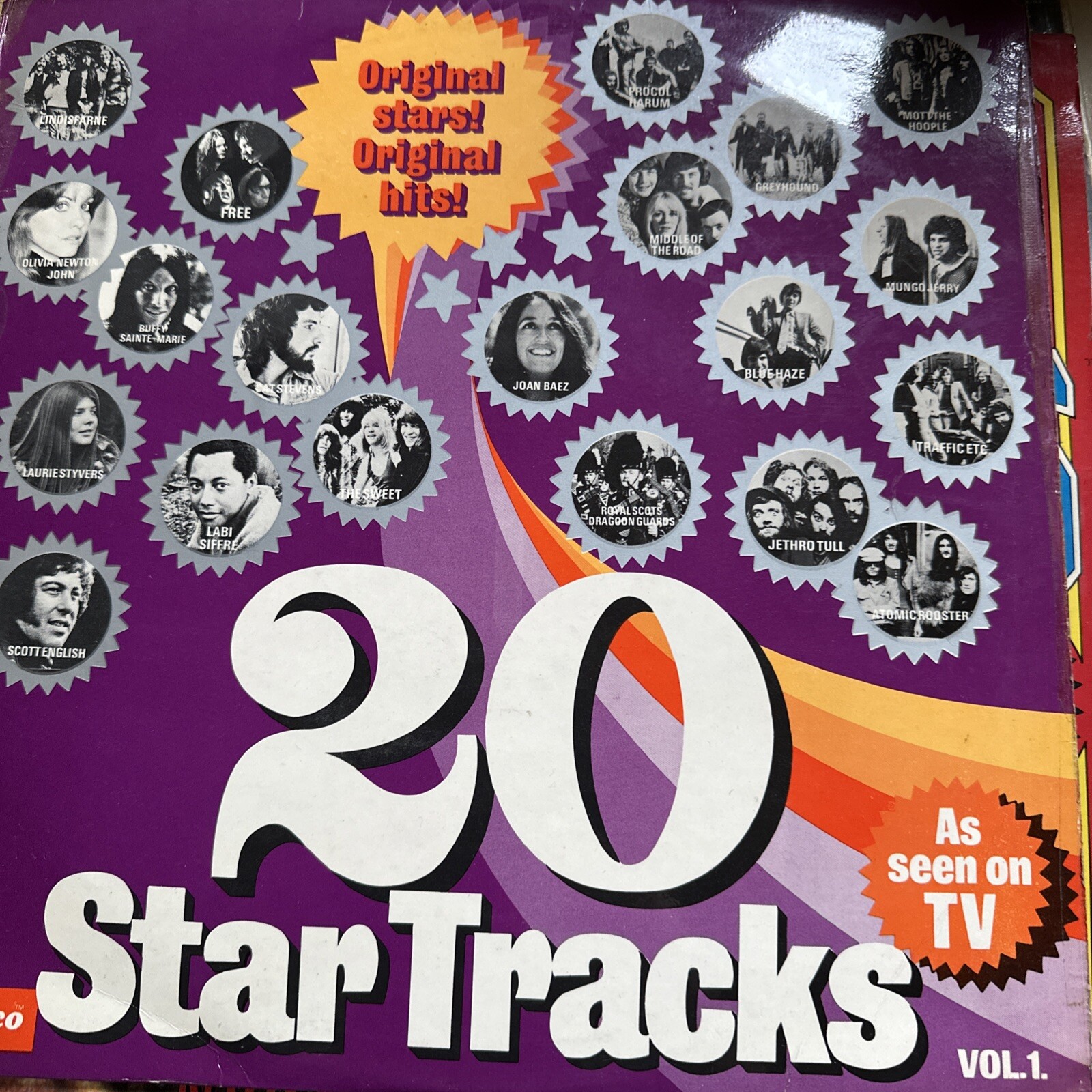20 Star Tracks Vol. 1 Ronco Various Pp 2001 Vinyl Record Lp G+/VG