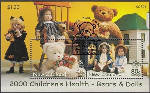 NEW ZEALAND HEALTH M/S FU 2000 TEDDYBÄREN PUPPEN (ID:MUH211)