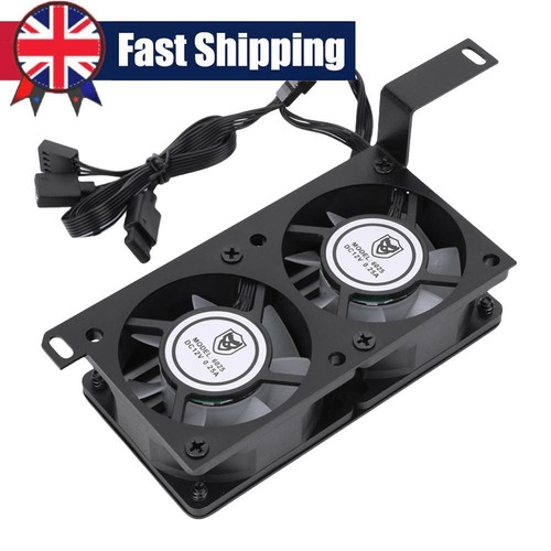 Low Noise Cooling Fan 1000-3000RPM 5V for DDR/DDR2/DDR3/DDR4/DDR5 (Black)