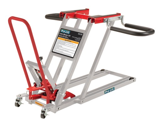 Pro-Lift 340kg Four-Bar Lawn Mower Lift w/ Platform and Wheel Brackets ...