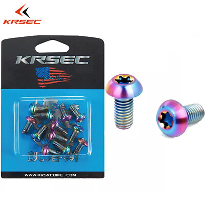 KRSEC MTB Fahrrad Schwimmscheibe Bremsscheiben Schrauben T25 Bolts 12PCS 