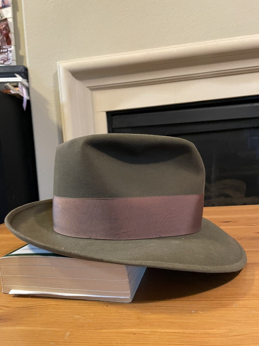 【ロンメルページ】НКВД(NKVD)制帽:四角いツバ:サイズ59cm 1950s Vintage Knox Twenty Olive Green Fedora Hat 7 ⅝ | eBay